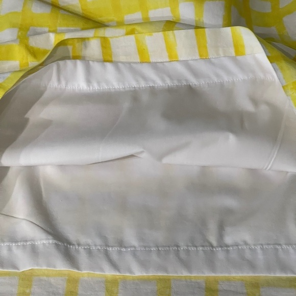 Brooke Wright Olivia Yellow Gingham Off-Shoulder Dress | XS/Small | Cotton - Picture 3 of 5